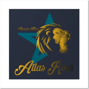 Atlas Lion Pride Moroccan Gift King D 'Atlas Gold Posters and Art